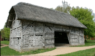 Cholstrey Court Barn, at Avoncroft Museum of Historic Buildings, Bromsgrove, Worcestershire.