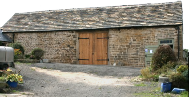 Cruck Barn (now rural education venue) at New Hall Farm, Barnsley, Yorkshire