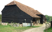 Hill Farm Barn (now at the Chiltern Open Air Museum) Buckinghamshire